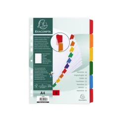 Exacompta Nature Future - Intercalaire 6 positions - A4 - carte blanche