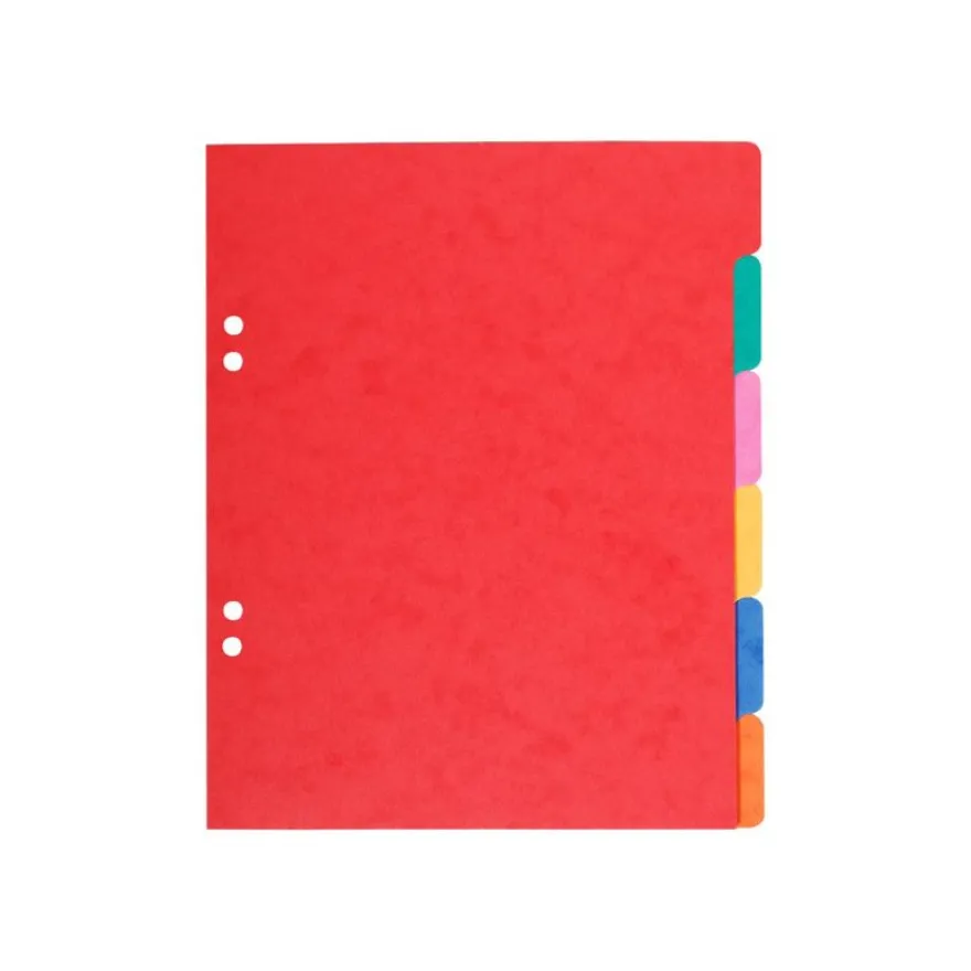 Exacompta Nature Future - Intercalaire 6 positions - 17 x 22 cm - carte blanche
