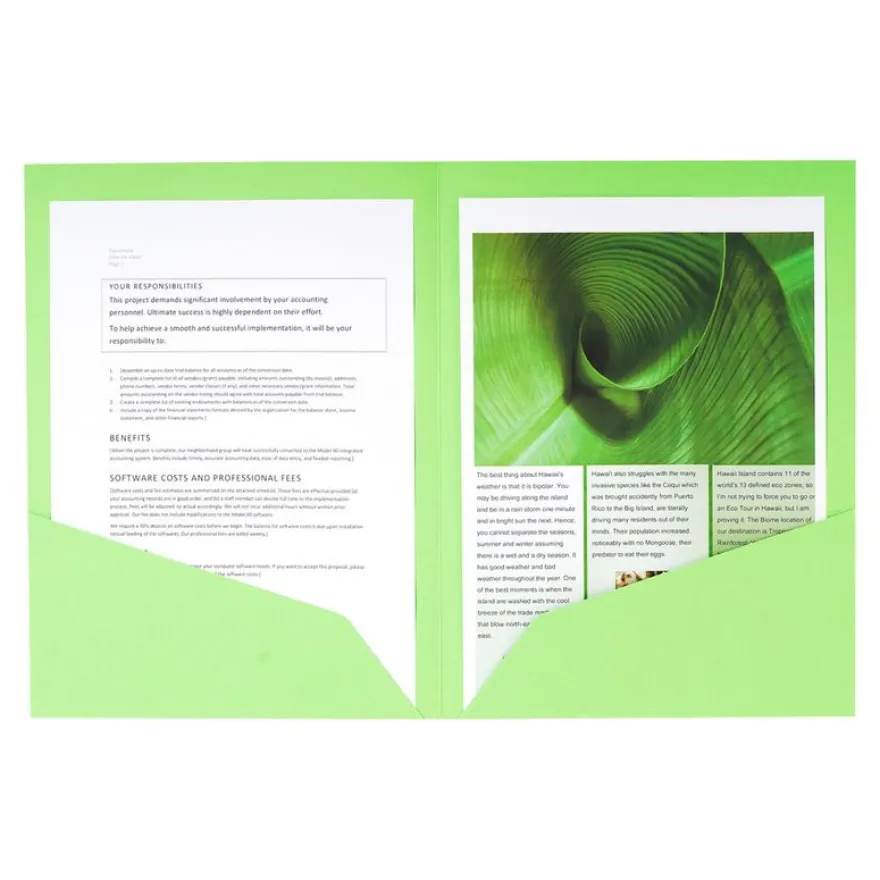 Exacompta Nature Future - 25 Chemises double poche - 220 gr - couleurs assorties