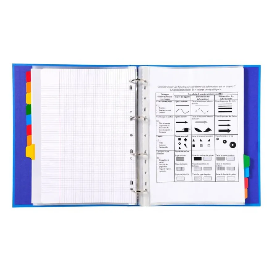 Exacompta Nature Future - Intercalaire 12 positions - A4 Maxi - carte blanche