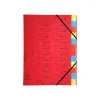 Exacompta Nature Future - Parapheur 24 compartiments - rouge