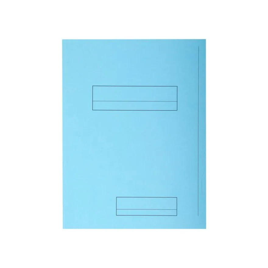 Exacompta Nature Future Jura 250 - Chemise à 2 rabats - pour A4 - capacité : 200 feuilles - bleu clair (pack de 50)