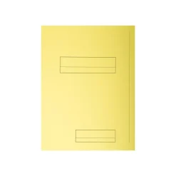 Exacompta Nature Future Jura 250 - Chemise à 2 rabats - pour A4 - capacité : 200 feuilles - jaune (pack de 50)