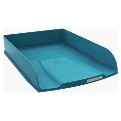 Exacompta NeoDeco - Corbeille à courrier bleu canard - A4+