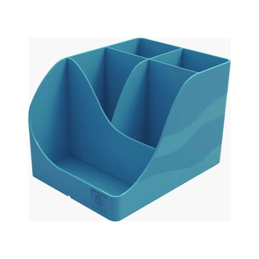 Exacompta NeoDeco - Pot à crayons- bleu caranrd