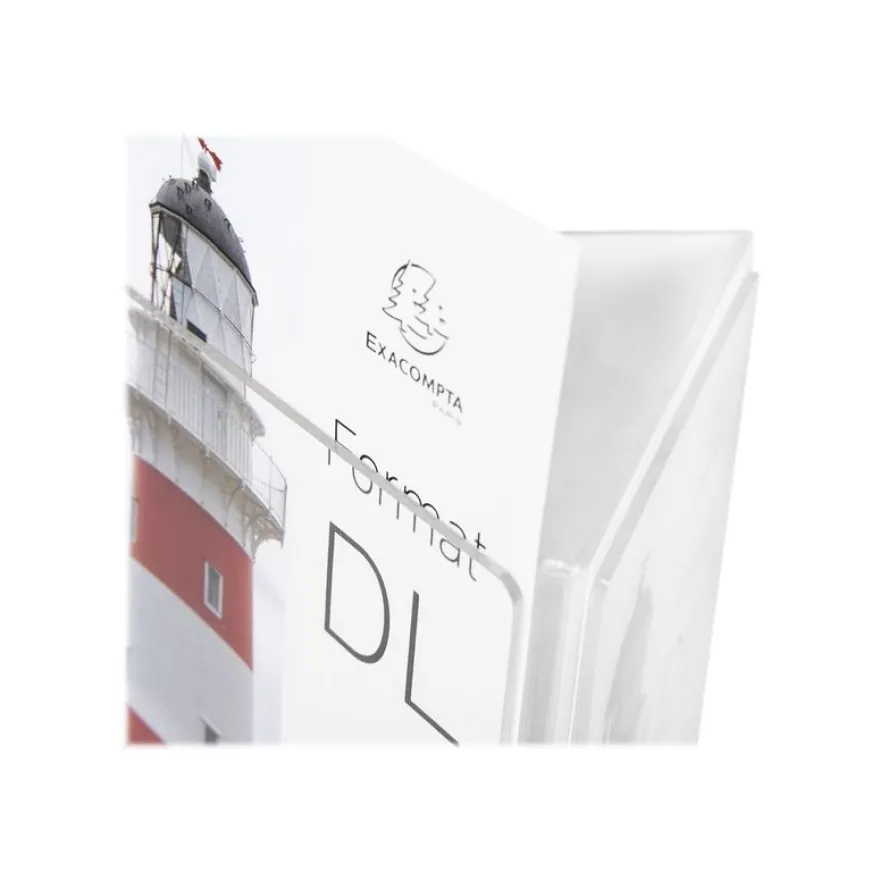 Exacompta Office - Triptyque pour DL (210 x 99 mm) - cristal