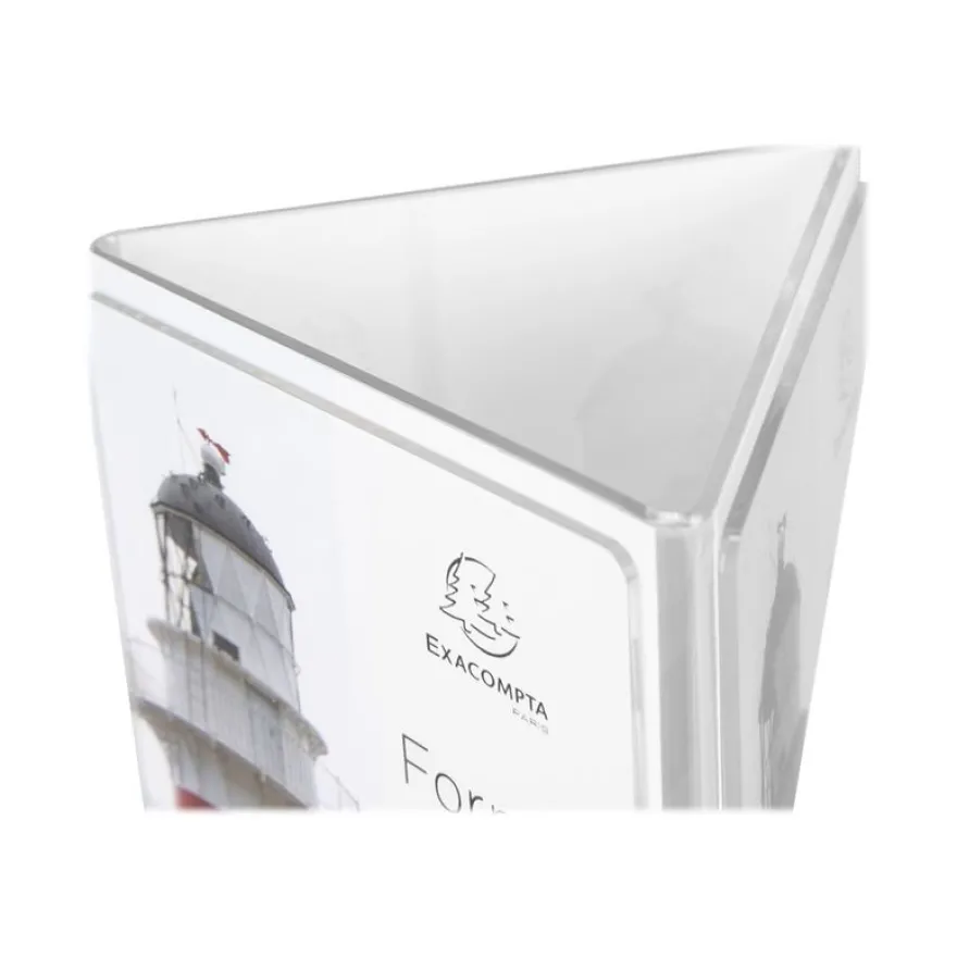 Exacompta Office - Triptyque pour DL (210 x 99 mm) - cristal