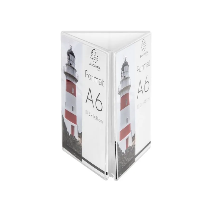 Exacompta Office - Triptyque pour A6 - cristal