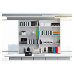 Exacompta Office Big Box - Module de classement 6 tiroirs - noir arlequin