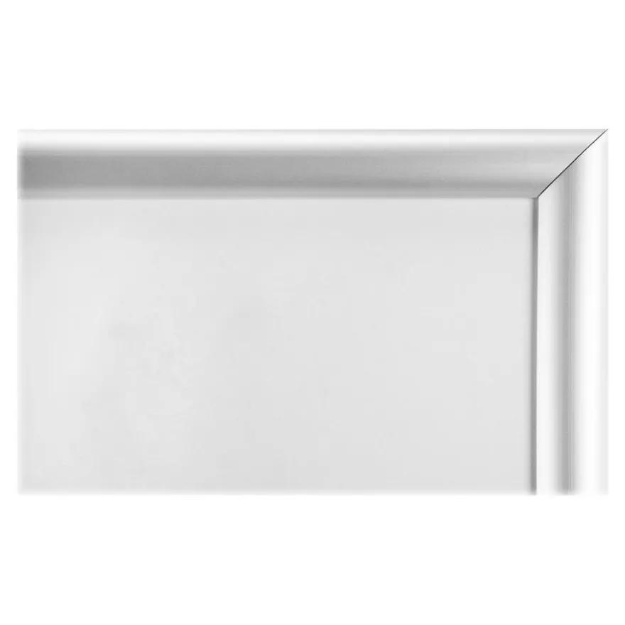 Exacompta Office cadre - Cadre mural clipsable pour A4 - aluminium/cristal