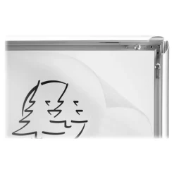 Exacompta Office cadre - Cadre mural clipsable pour A1 - aluminium/cristal