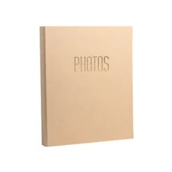 Exacompta OfficeByMe - Album photo classeur - 60 pages noires - beige