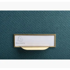Exacompta OfficeByMe - Lot de 3 boîtes de rangement - bleu canard