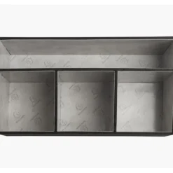 Exacompta OfficeByMe - Organiseur de bureau 4 compartiments - noir