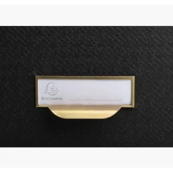 Exacompta OfficeByMe - Porte-revues - dos 100 mm - noir