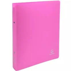 Exacompta Opak - Classeur 2 anneaux - Dos 40 mm - A4 Maxi - rose