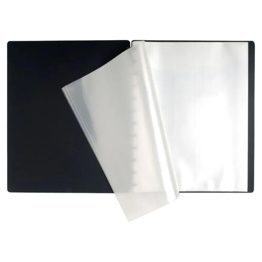 Exacompta Opaque - Porte vues à pochettes amovibles - 60 vues - A4 - couleurs assorties
