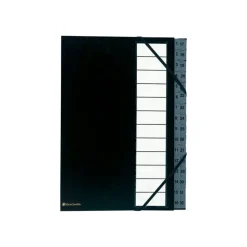 Exacompta Ordonator - Trieur alpha-numériques - 32 positions - noir