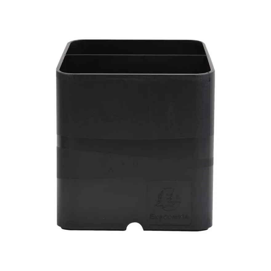 Exacompta PEN-CUBE Ecoblack - Pot à crayons noir