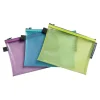 Exacompta Pop'N Co - 1 Pochette à fermeture éclair - pour A5 (148 x 210 mm) - citron vert, cyan, lilas