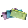 Exacompta Pop'N Co - Pochette à fermeture éclair - pour 180 x 80 mm - citron vert, cyan, lilas