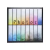 Exacompta Rainbow - Album photos à pochettes 22,5 x 22 cm - pour 200 photos 10 x 15 cm