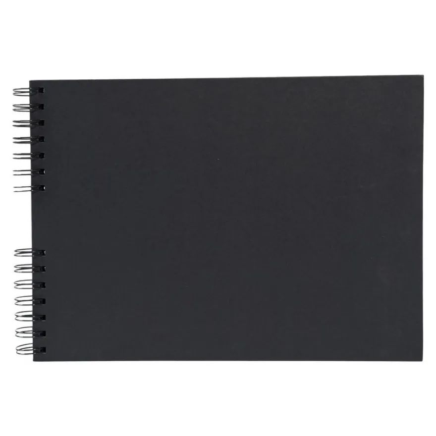 Exacompta ScrapAddict - Album scrapbooking - 32 x 22 cm - 70 pages noires
