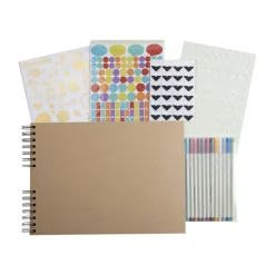 Exacompta ScrapAddict - Kit de scrapbooking - kraft