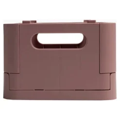 Exacompta Skandi - Boîte de rangement pliable - format mini (A6+) - vieux rose