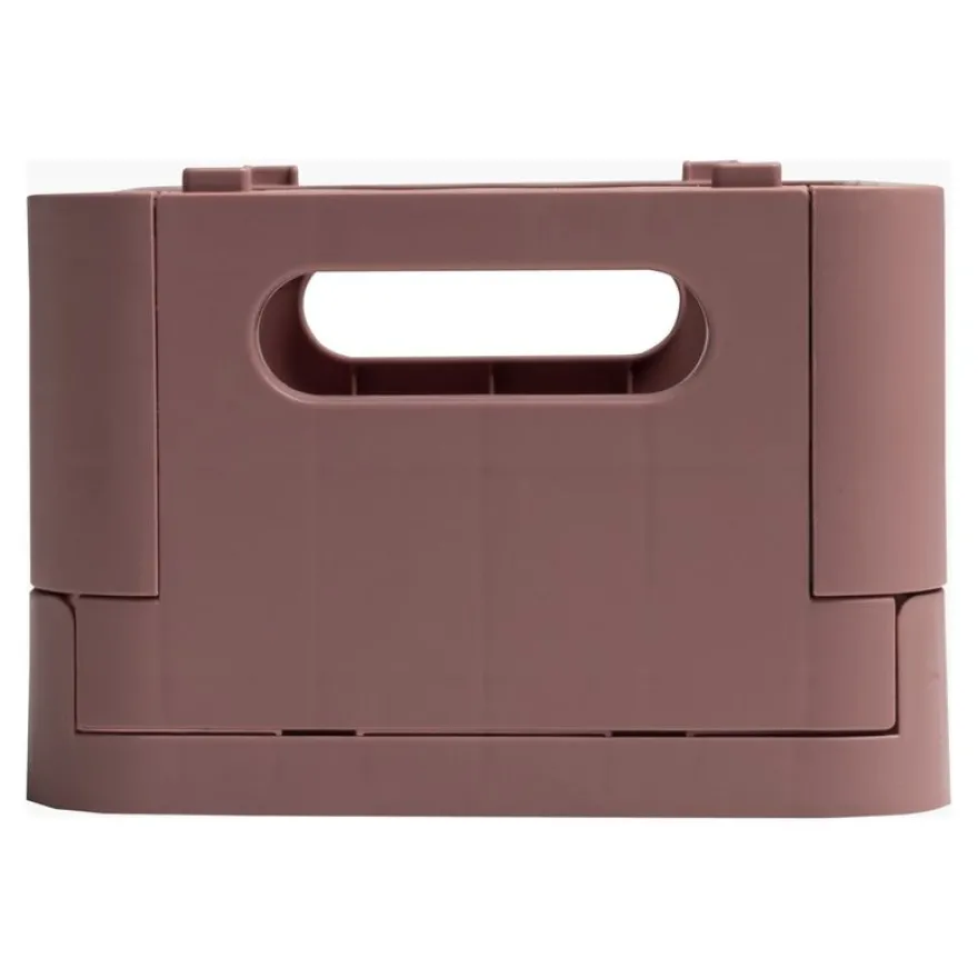Exacompta Skandi - Boîte de rangement pliable - format mini (A6+) - vieux rose