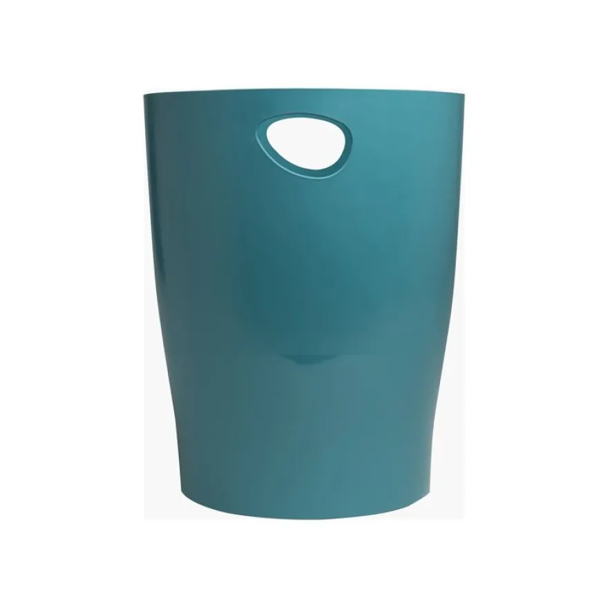 Exacompta Skandi - Corbeille à papier 15L - bleu Pacifique