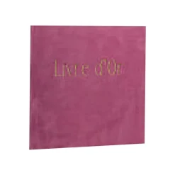 Exacompta Skandi - Livre d'or - 21 x 19 cm - 140 pages - vieux rose