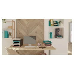 Exacompta Skandi Neo - Porte-revues - bleu pacifique