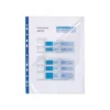 Exacompta Stop Doc - 100 Pochettes perforées ouverture en coin - A4 - lisse 6/100