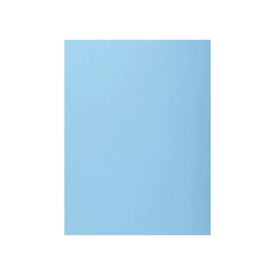 Exacompta Super 210 - 50 Chemises 1 rabat - 210 gr - bleu