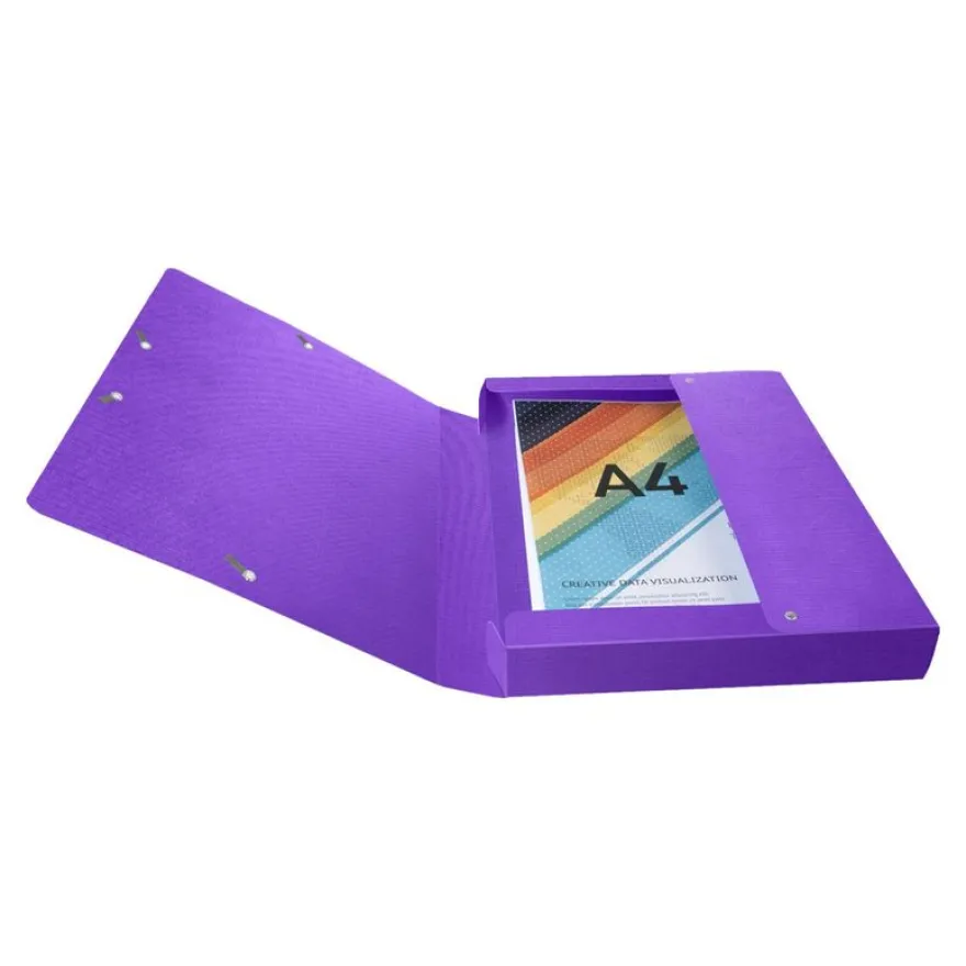 Exacompta Teksto - Boîte de classement - dos 40 mm - disponible dans différentes couleurs