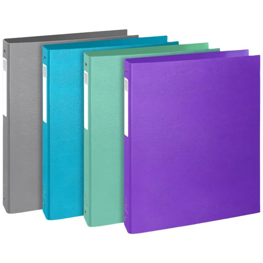 Exacompta Teksto - Classeur à anneaux - Dos 40 mm - A4 - pour 275 feuilles - disponible dans différentes couleurs