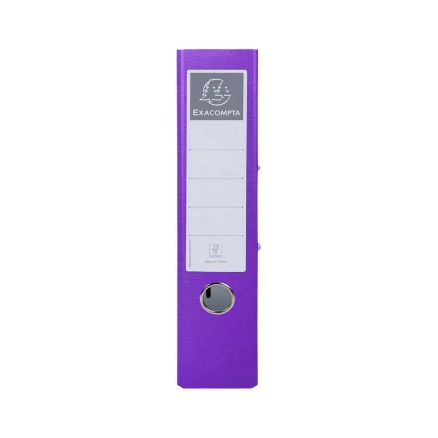 Exacompta Teksto - Classeur à levier - Dos 80 mm - A4 - pour 760 feuilles - disponible dans différentes couleurs