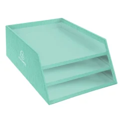Exacompta Teksto - Corbeille à courrier en carton A4+ - disponible dans différentes couleurs