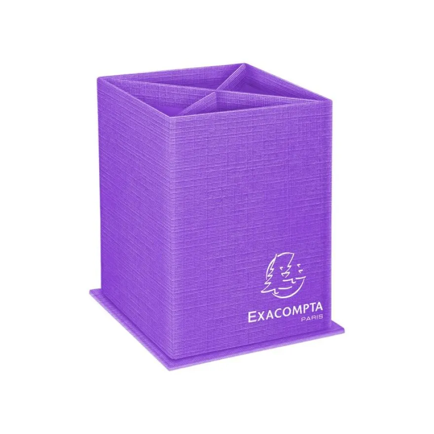 Exacompta Teksto - Pot à crayons en carton - disponible dans différentes couleurs