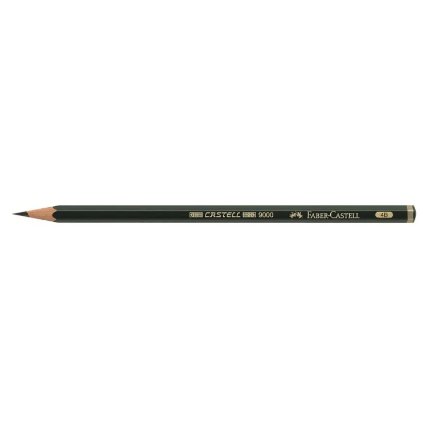 Faber-Castell 9000 - Crayon à papier - 4B