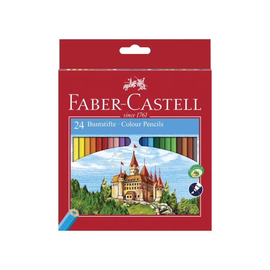Faber-Castell - 24 Crayons de couleur