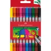 Faber-Castell - 10 feutres double pointe (fine et épaisse)