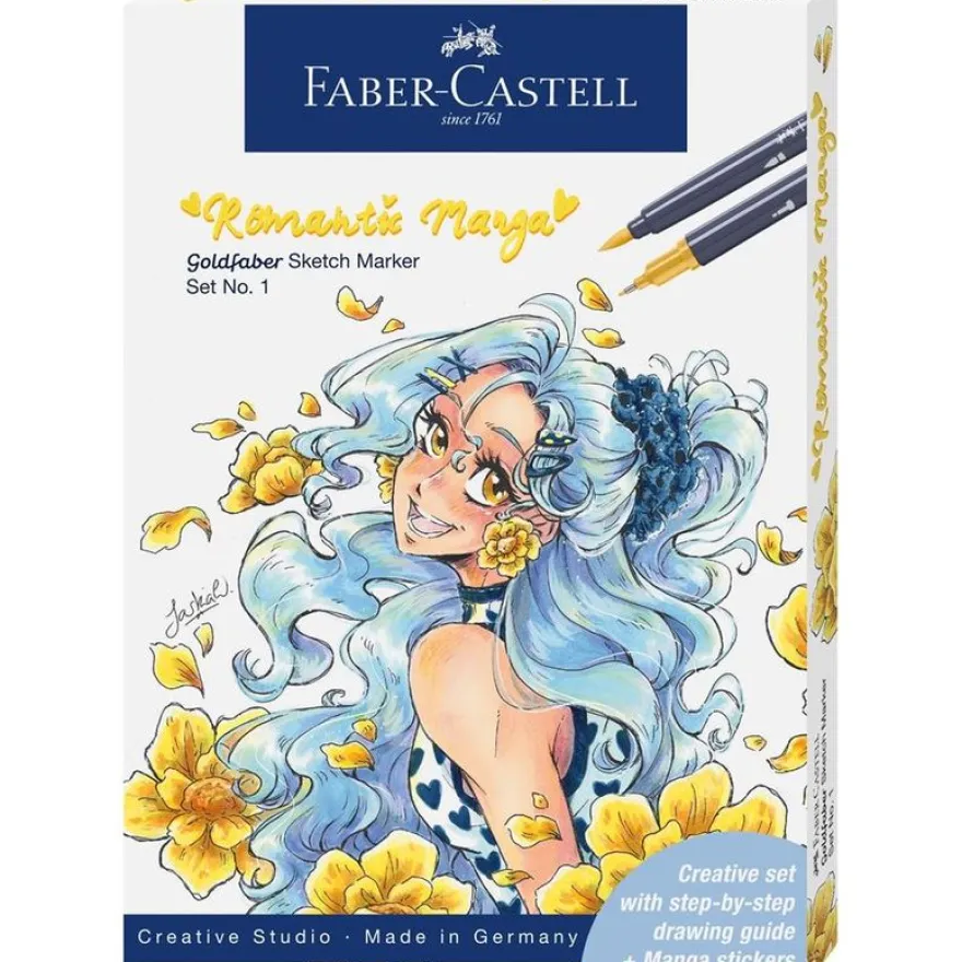 Faber-Castell – Feutres Goldfaber Sketch Marker – Set n°1 Romantic Manga