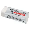 Faber-Castell - Gomme douce en plastique - Sans résidus - Dimensions : 6,3 x 2,2 x 1,2 cm - Blanc
