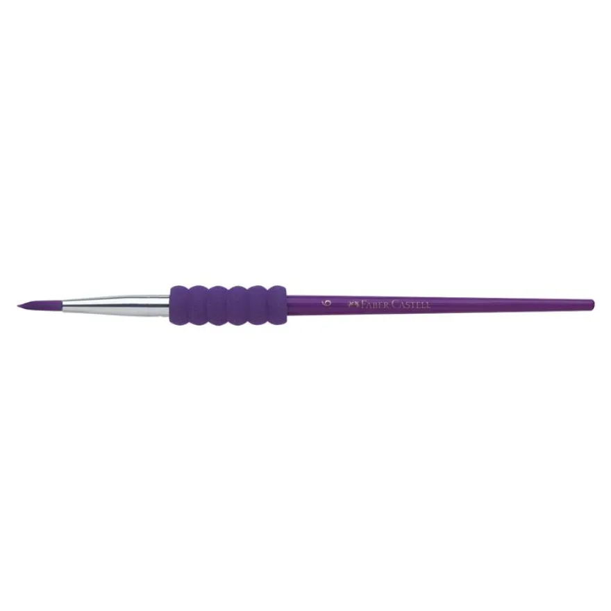 Faber-Castell - Pack de 4 pinceaux - taille : 2, 6, 10, 12