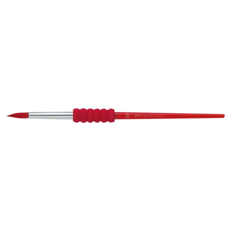 Faber-Castell - Pack de 4 pinceaux - taille : 2, 6, 10, 12