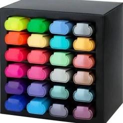 Faber-Castell - Présentoir de bureau - 24 Surligneurs - 46 x 24 cm - neon - metallic - pastel -