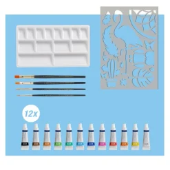 Faber-Castell - Set d'aquarelle avec accessoires - 18 pièces