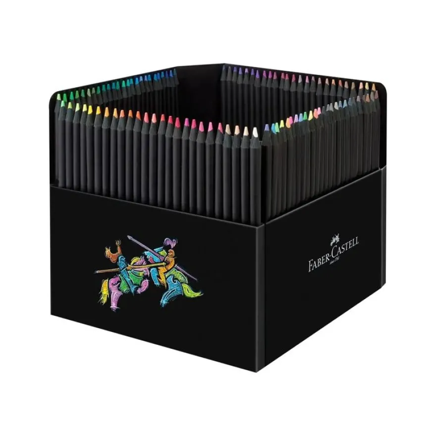 Faber-Castell Black Edition - 100 Crayons de couleur